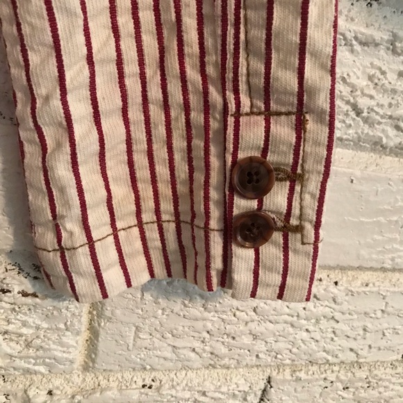 cabi stripe seersucker captains jacket blazer - Picture 4 of 6